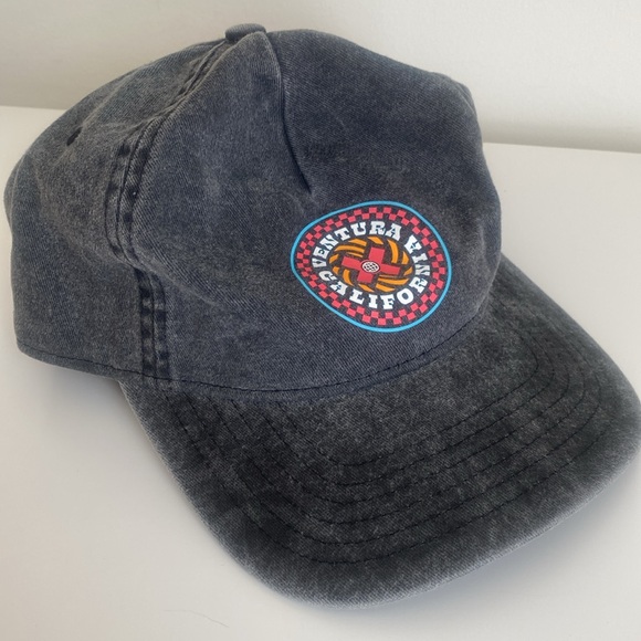 BRIST BLANKS Baseball Cap VENTURA CALIFORNIA Grey Wash Denim 100% Cotton NWT OS - Picture 10 of 12